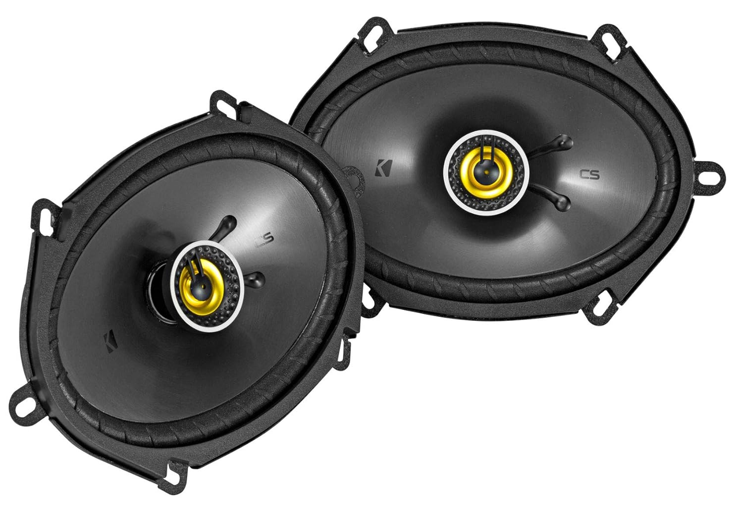 4 Kicker 46CSC684 CS68 6x8 450w Car Audio Speakers+4-Channel Amplifier+Amp Kit