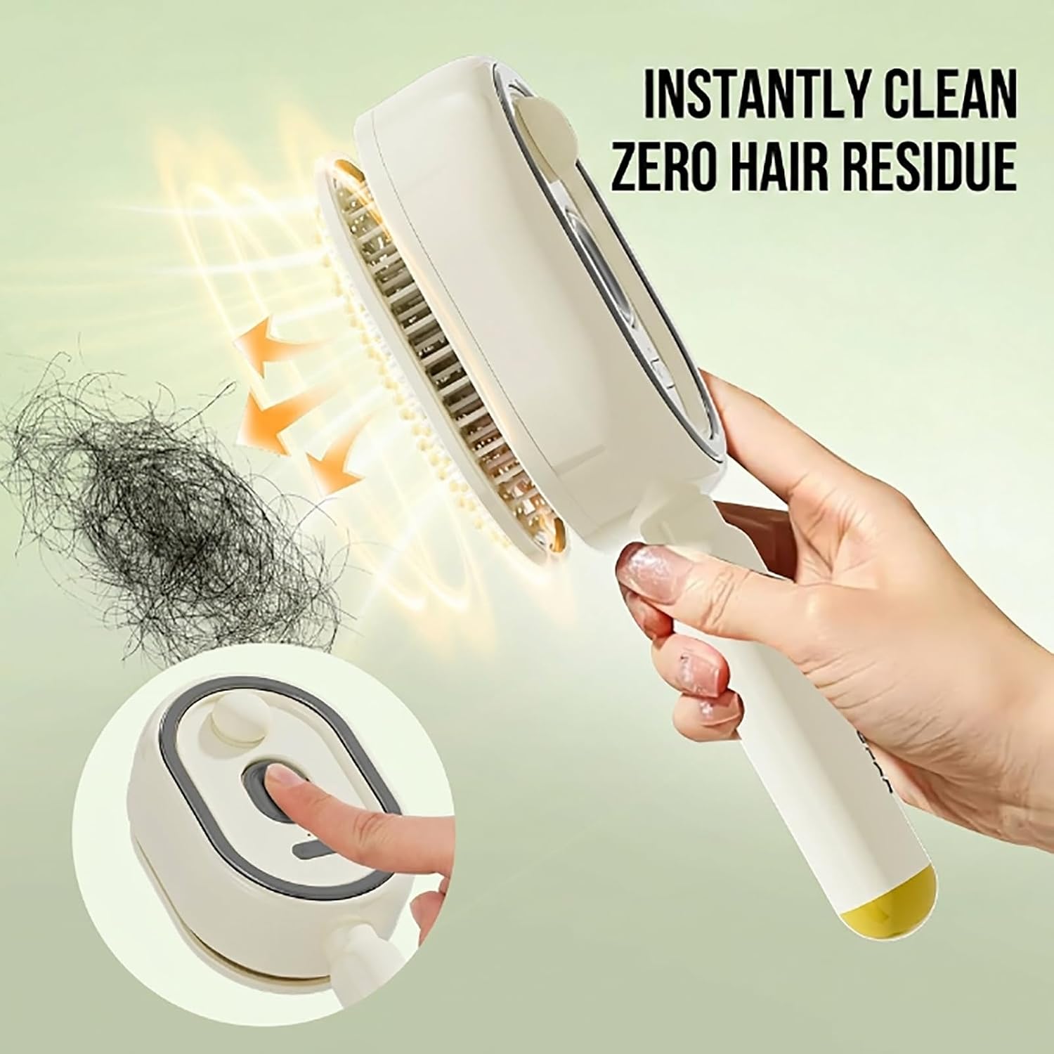 Electric Spray Air Cushion Massage Comb, 2026 Electric Steaming Massage Hair Care Brush, Anti-Tangle, Anti-Static for Frizzy Hair & Scalp (purple+beige)