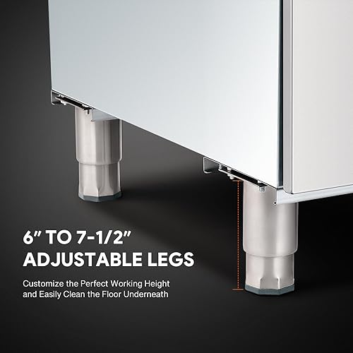 Miniatura 7 de WILPREP Freidora comercial de suelo de gas, freidora comercial de 3 quemadores con 2 cestas 90000 BTU 40 lb. Capacidad 400 F Temperatura constante,