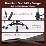 AreShark Cross Legged Office Chair: ADHD Criss Cross Desk Chair with Wheels & Stretchable Rotating Footrest - Height Adjustable Wide Yoga Kneeling Meditation Chair with Flip-up Armrests Back Support