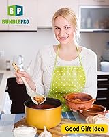 Vista 7 de Juego de cucharón de sopa de silicona y cuchara de espagueti con mango de madera, utensilios de cocina antiadherentes resistentes al calor