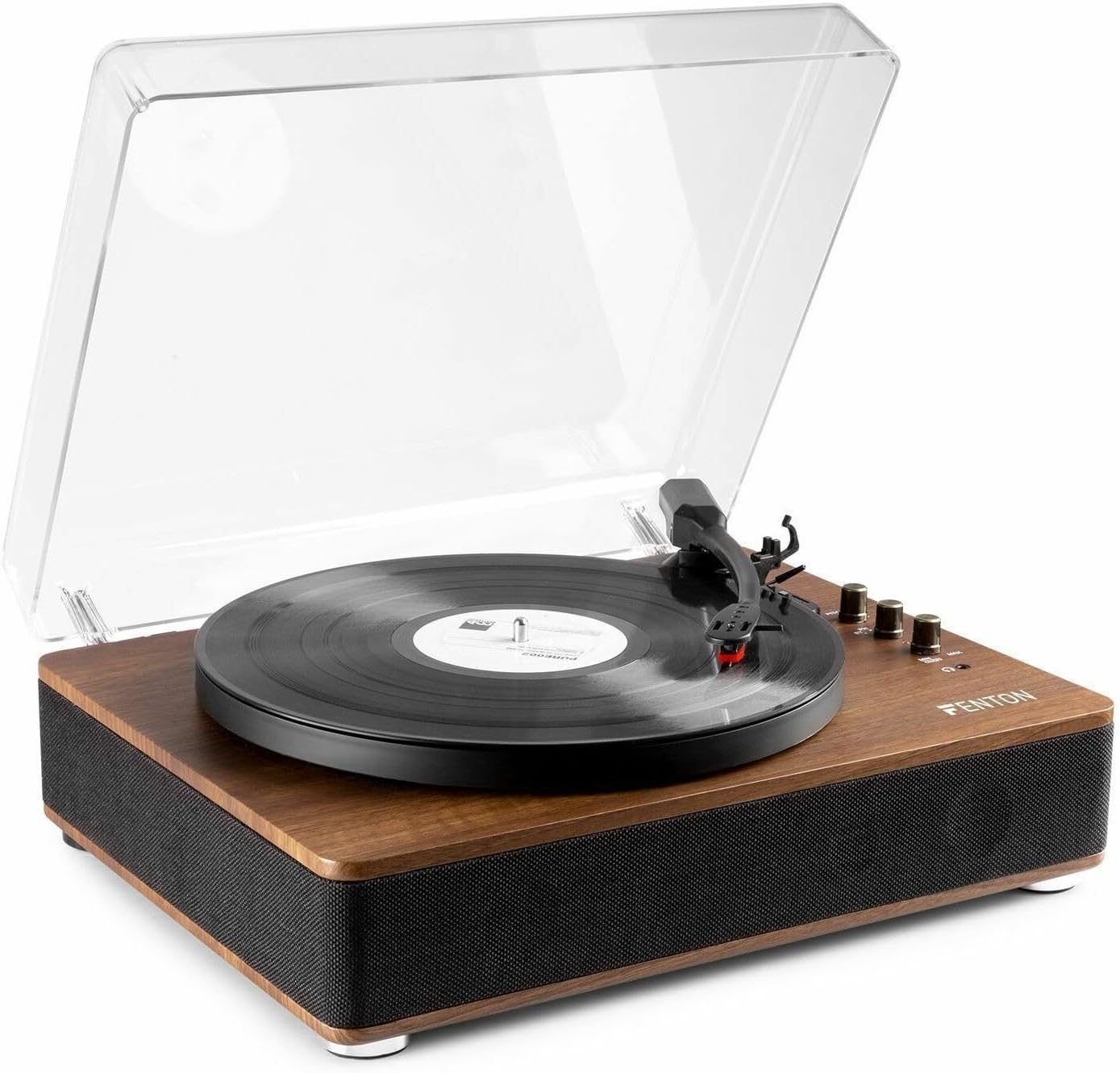 Fenton RP162 Vinyl Record Player HQ BT - WALNUT WOOD | Australia