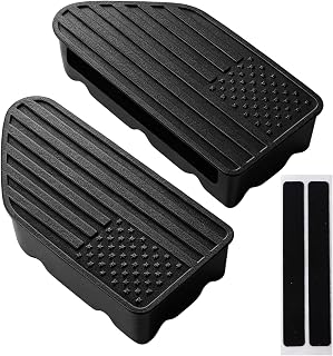 2 Pcs Truck Bed Rail Stake Pocket Covers, Black American Flag Design Compatible with Chevy Silverado GMC Sierra 1500 2019-2024, Bed Rail Caps for Truck Owners Accessories