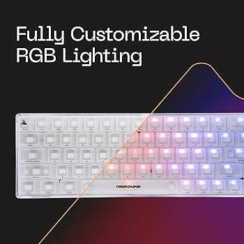 キーボード Higround Crystal Opal Basecamp 65 Higround Higround Crystal Collection Basecamp 65 keyboard