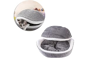 Cozy Hamburger Cat Bed: A Purr-fect Nap Zone