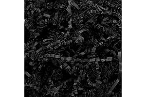Mcfleet Black Crinkle Paper Filler: Essential Packaging Stuffing for Gifts