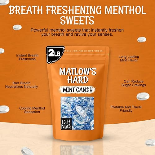 Miniatura 6 de Matlow's Hard Mint Candy, 2 libras - Oh! Nuts