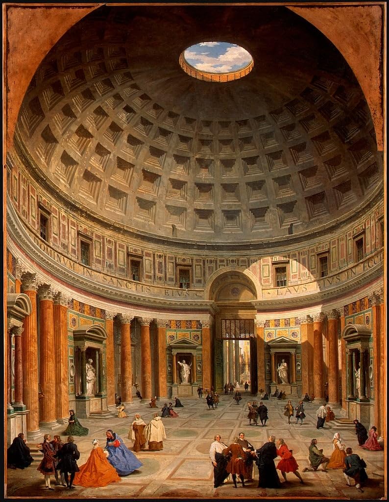 Impression Tableaux Graffiti du Panthéon pour salon moderne 60x90 - 5