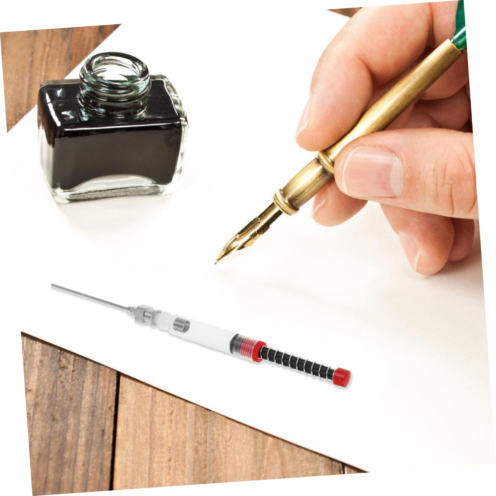 Operitacx 50pezzi Ink Absorb Tool Per Penne Stilografiche Accessori Eu Per Ricarica Inchiostro Convertitore e Tubo Di Ricarica Pratico e Leggero Per Scuola e Ufficio