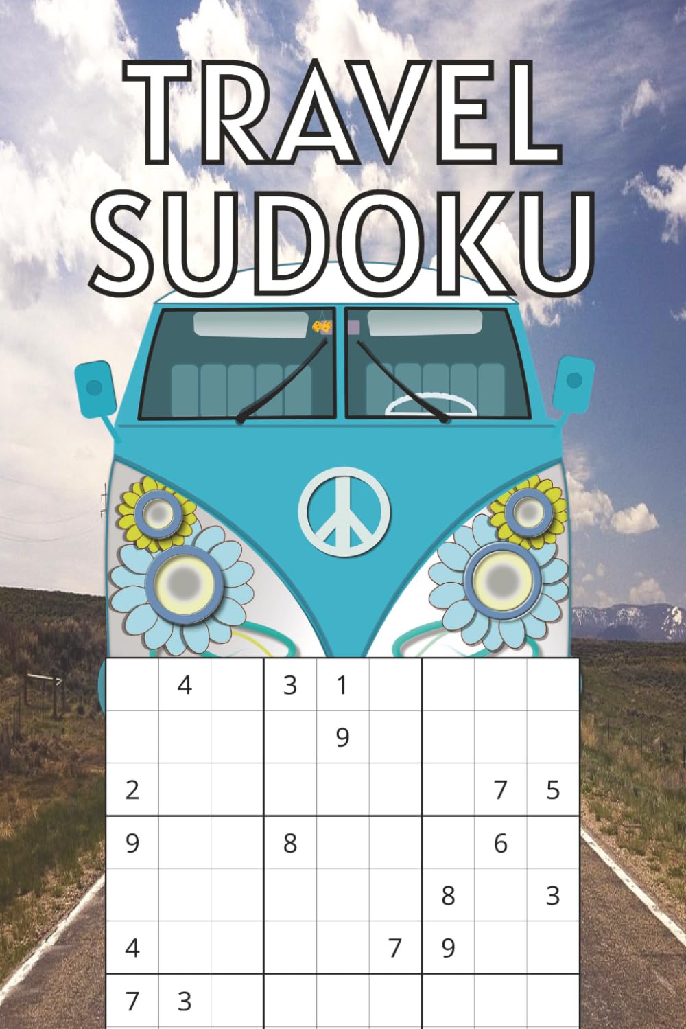 Travel Sudoku Puzzle Book: sudoku puzzle for Travel | Botton Tile | 6x9 inches, 110 pages | 110+ Puzzles | Solutions Included