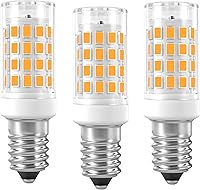 Vista 10 de Bombillas LED E14, paquete de 3 bombillas E14 con base de tornillo europea para lámpara de vela de ventana eléctrica, bombilla de nevera E14