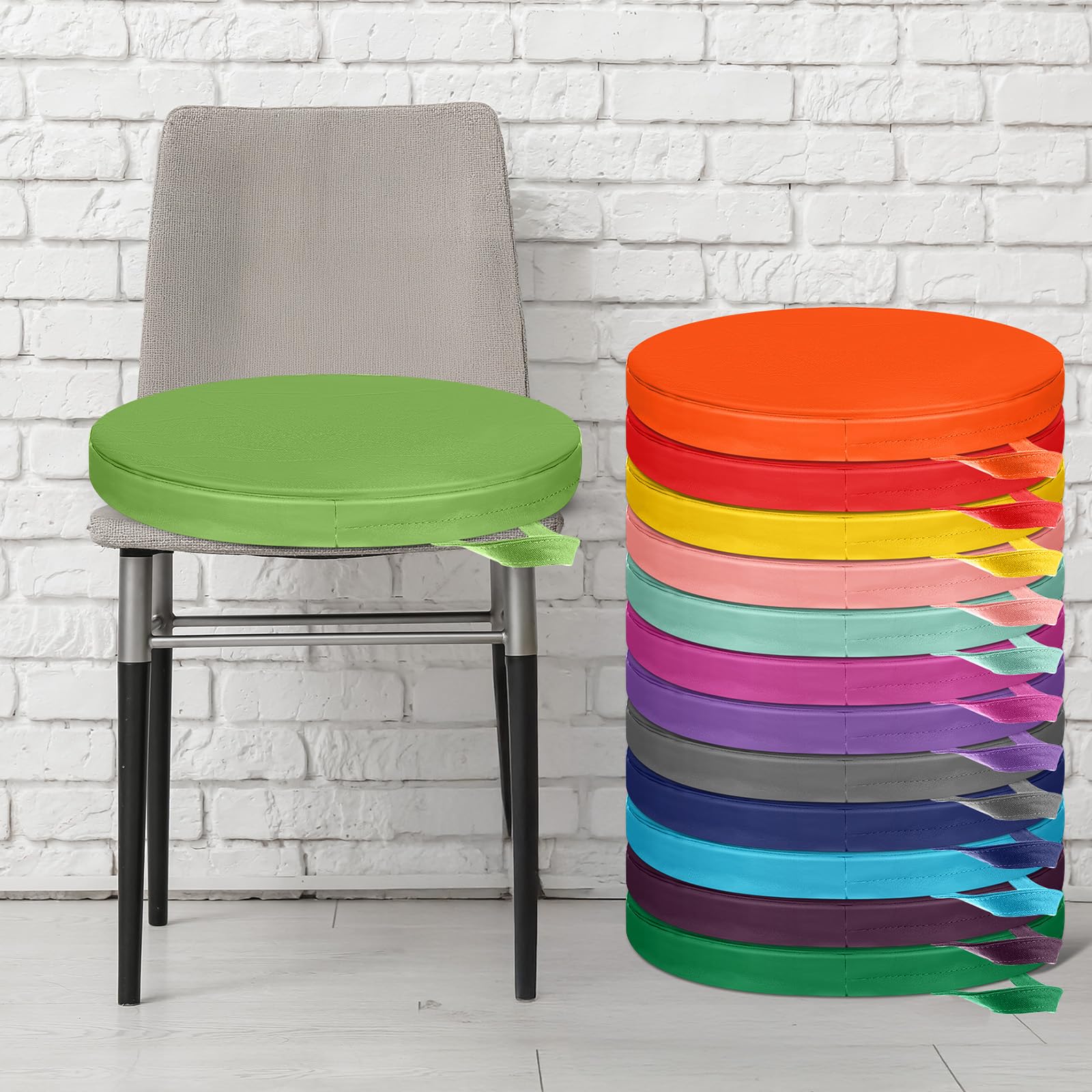 Timgle 25 Pcs Floor Cushions 15 Inch Flexible Seating Bulk