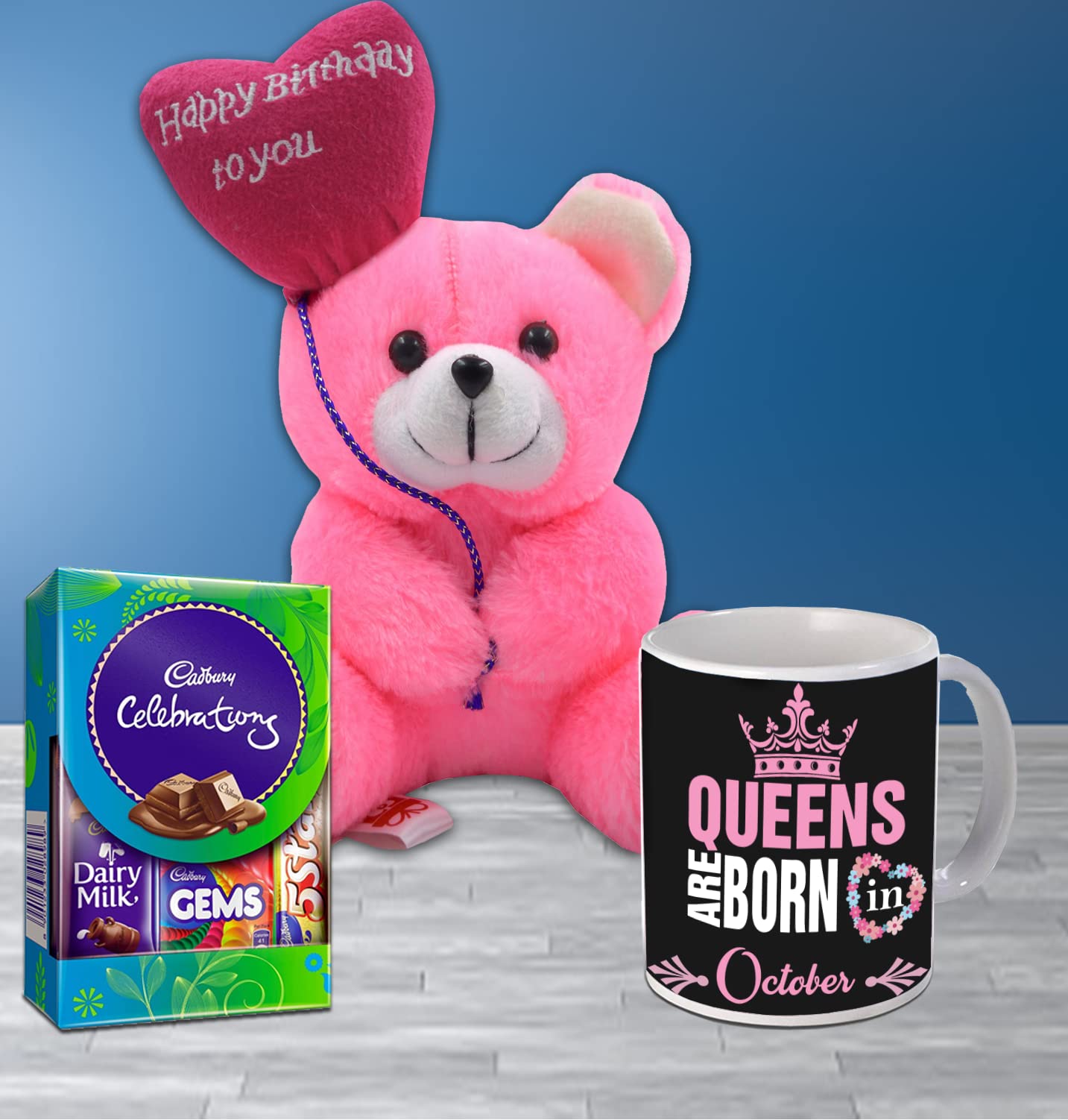 Midiron Beautiful Chocolate Gifts Combo |October Special Birthday Gift For Girl Friend & Friend | Birthday Gift Pack For October Queen Born (Printed Mug, Chocolate Box & Teddy) (B0BHZLFXDB) Amazon Price History, Amazon Price Tracker