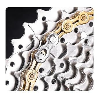 Bicycle 10-Speed Chain Joint Missing Link Steel Durable Lightweight Easy to Install Reusable Bicycle Chain Accessory Set of 5