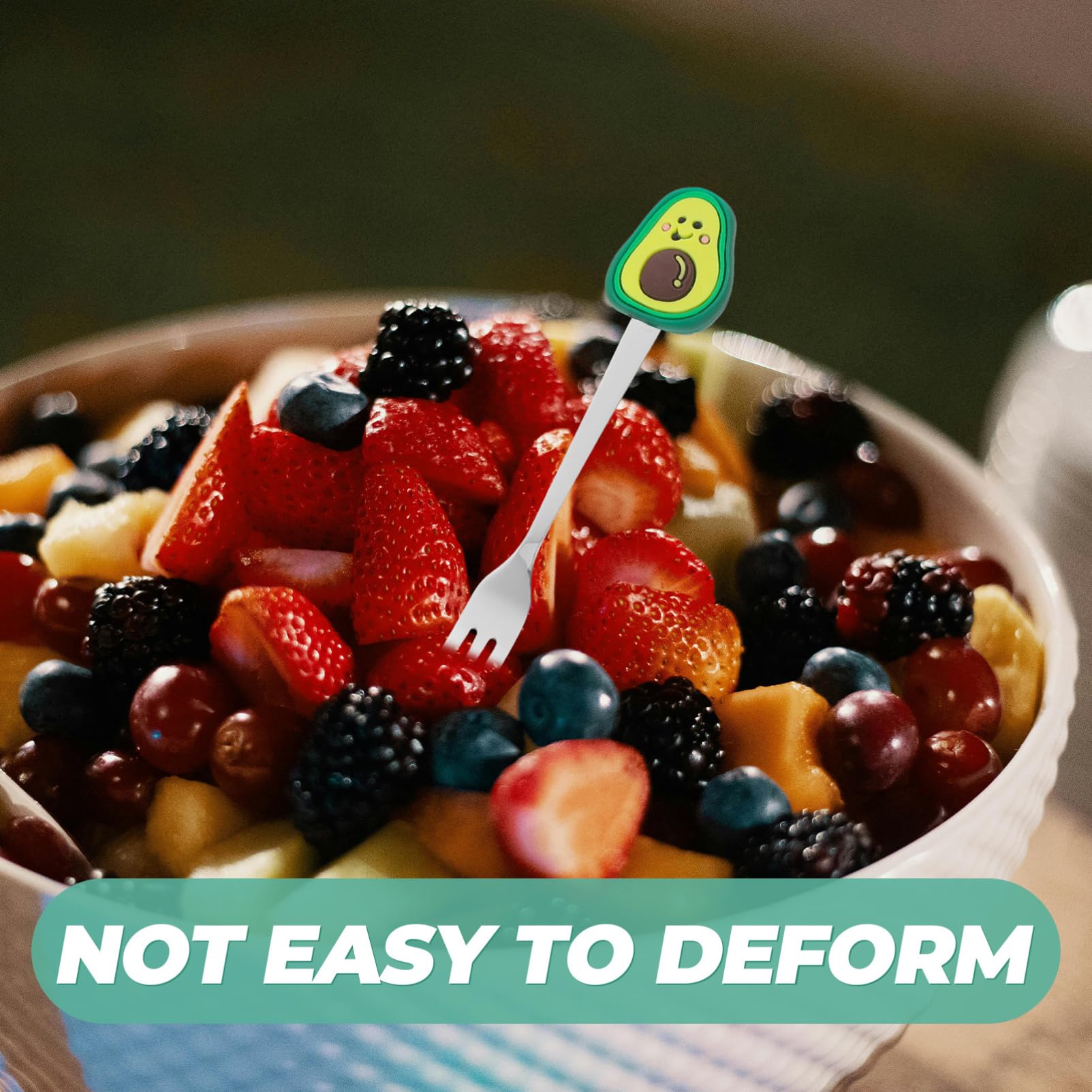 Garneck 5pcs Small Fruit Forks Stainless Steel Mini Forks for Appetizers Cute Salad Forks Set 4.9 Inches Tiny Oyster Forks Decorative Dessert Forks for Kitchen Restaurant Wedding Party