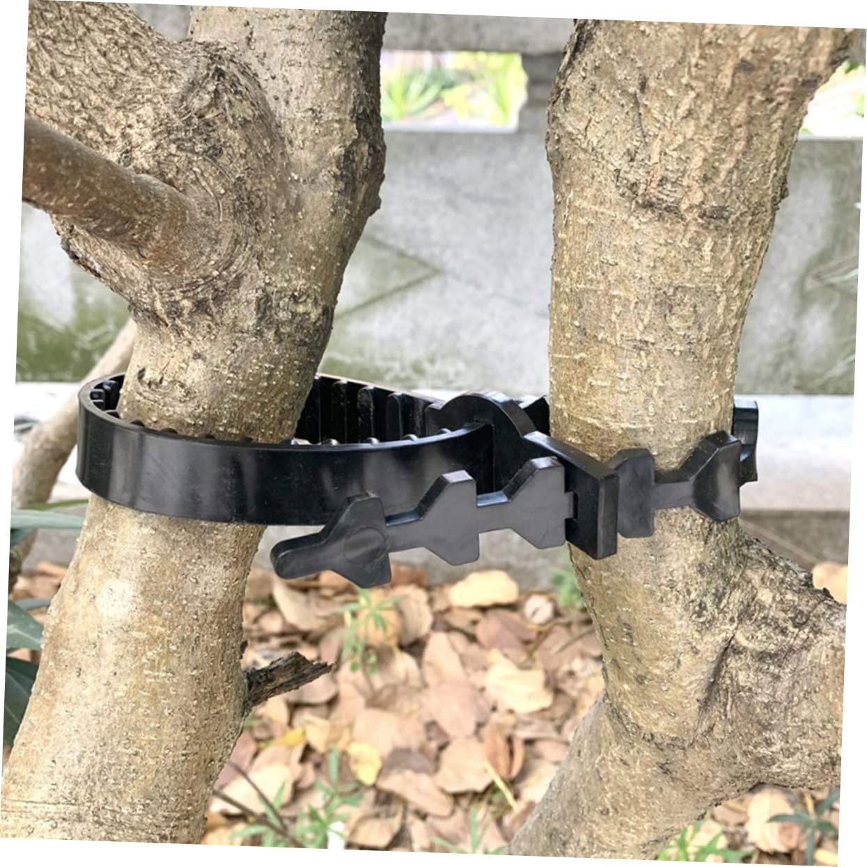 Gatuida 10 Stück Flexible Gummi Baumbefestigungsbänder zum Pflanzenbinden und Aststützen Verstellbar und Langlebig für Garten und Baumpflege