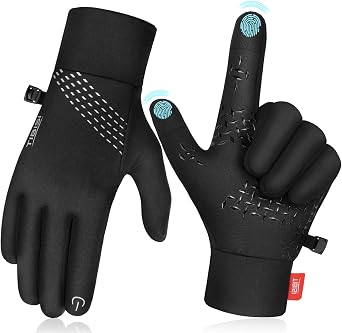 RUIXUE Winter Gloves for Men Women, Warm Thermal Windproof Touchscreen Non-Slip