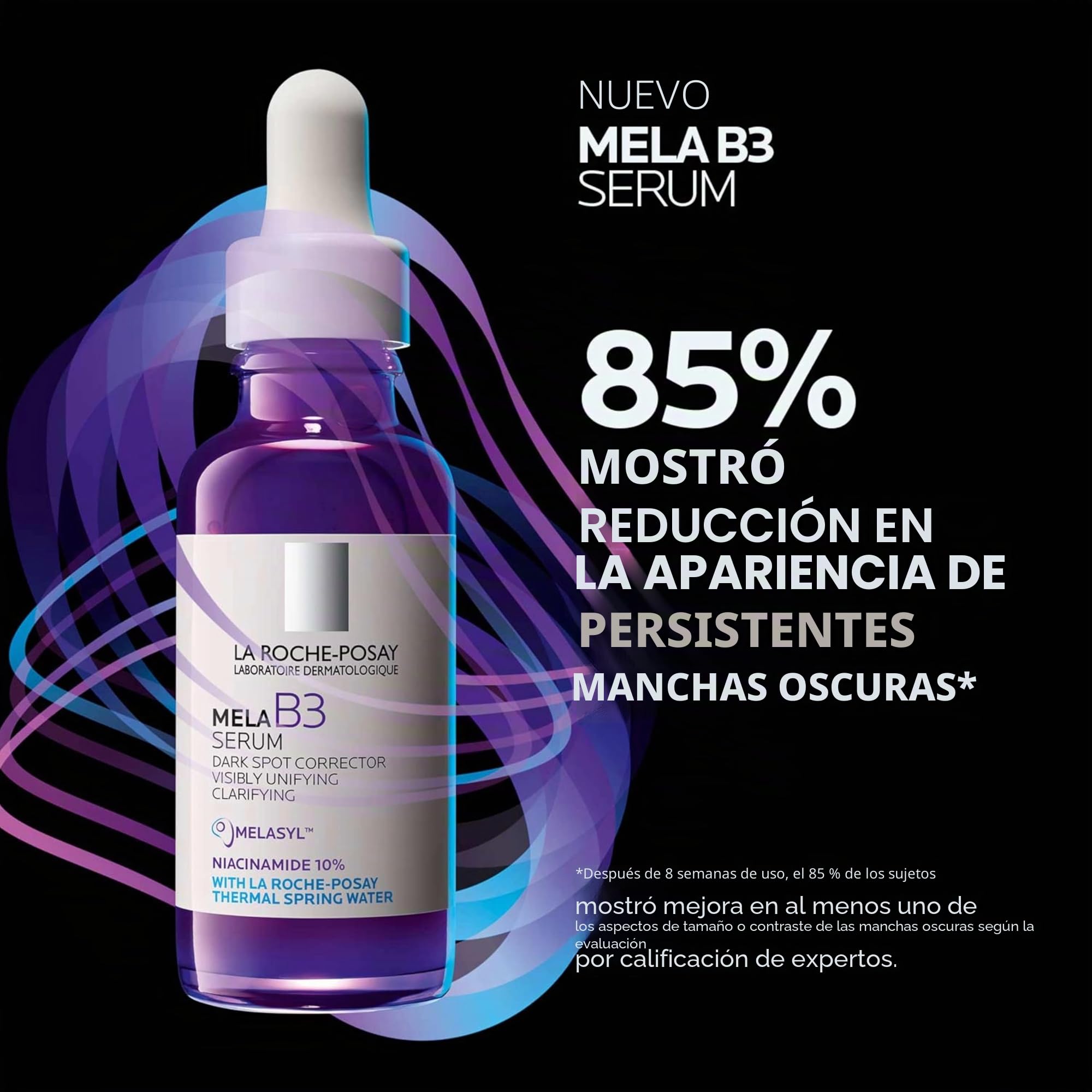 La Roche-Posay Mela B3 - Sérum antimanchas de pigmento (2 semanas, antirecaída, con melasilo y niacinamida, 50 ml) | Para pieles muy sensibles, suero antimanchas de pigmento, con melasilo patentado, dermatológicamente probado, antiedad