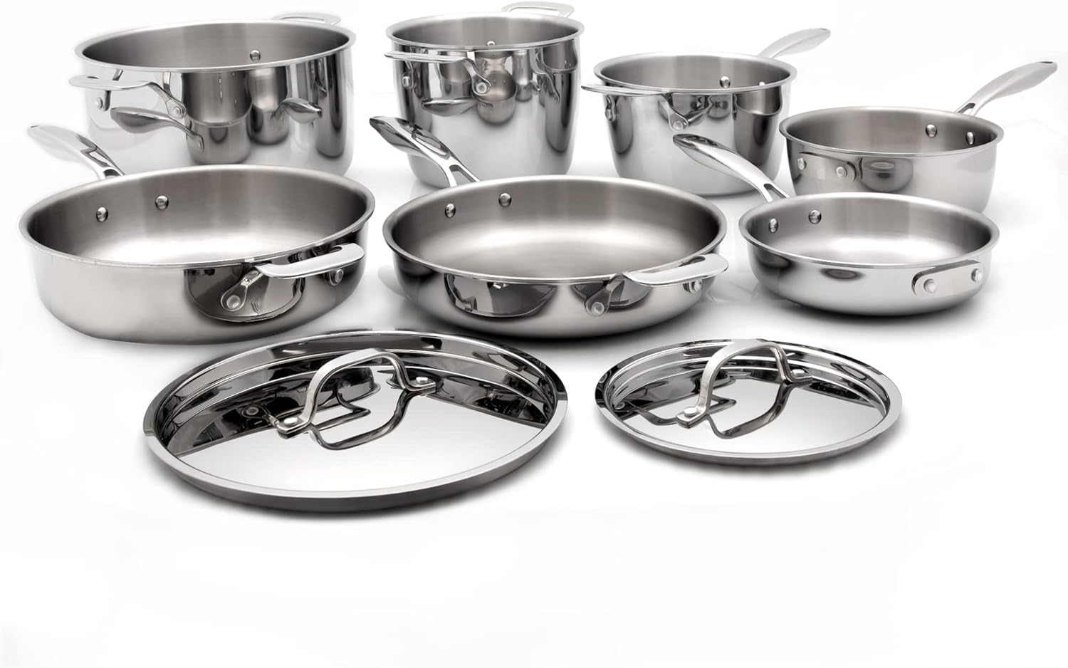 Nuwave Stainless Steel 9Piece ProSmart Cookware Set