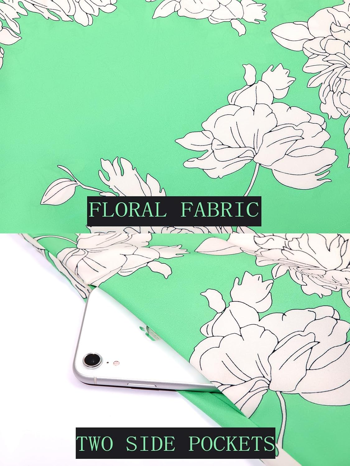 Cicy Bell Womens Floral Mini Dresses 3/4 Balloon Sleeve V Neck Flowy Babydoll Dress Summer Beach Vacation Boho Outfits - Image 6