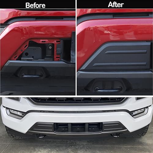 Miniatura 6 de KYYET Almohadillas protectoras de parachoques delantero para conductor y pasajero, tapas de extremo, parrilla compatible con F150 F-150 2021 2022