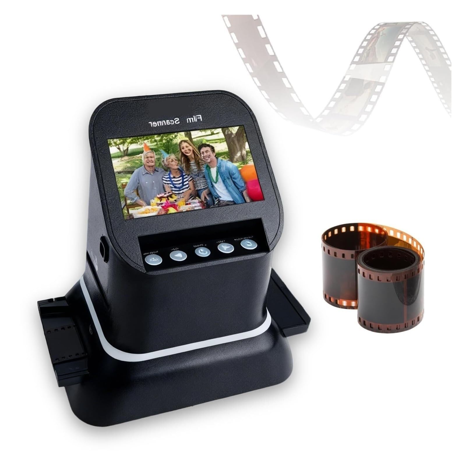 High-Res Film Scanner for 35mm & Medium Format Slides