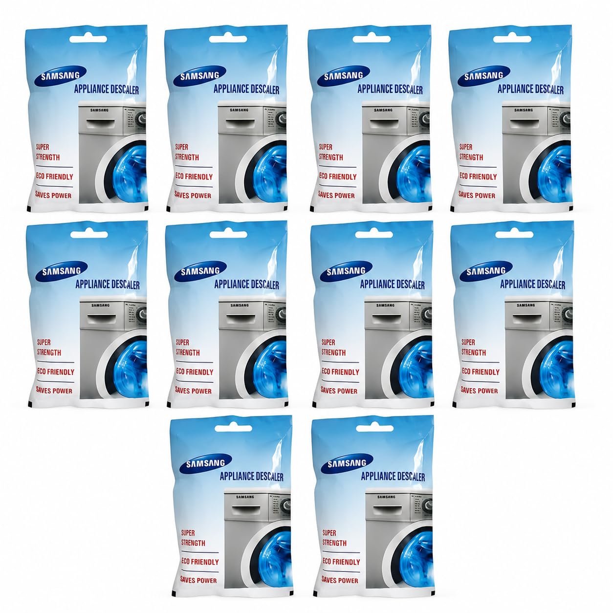 Washing Machine Descaler Compatible with Samsung | Drum Cleaner Powder for Front Load & Top Load Machines | Removes Limescale & Odour | Pack of 10-picture-14