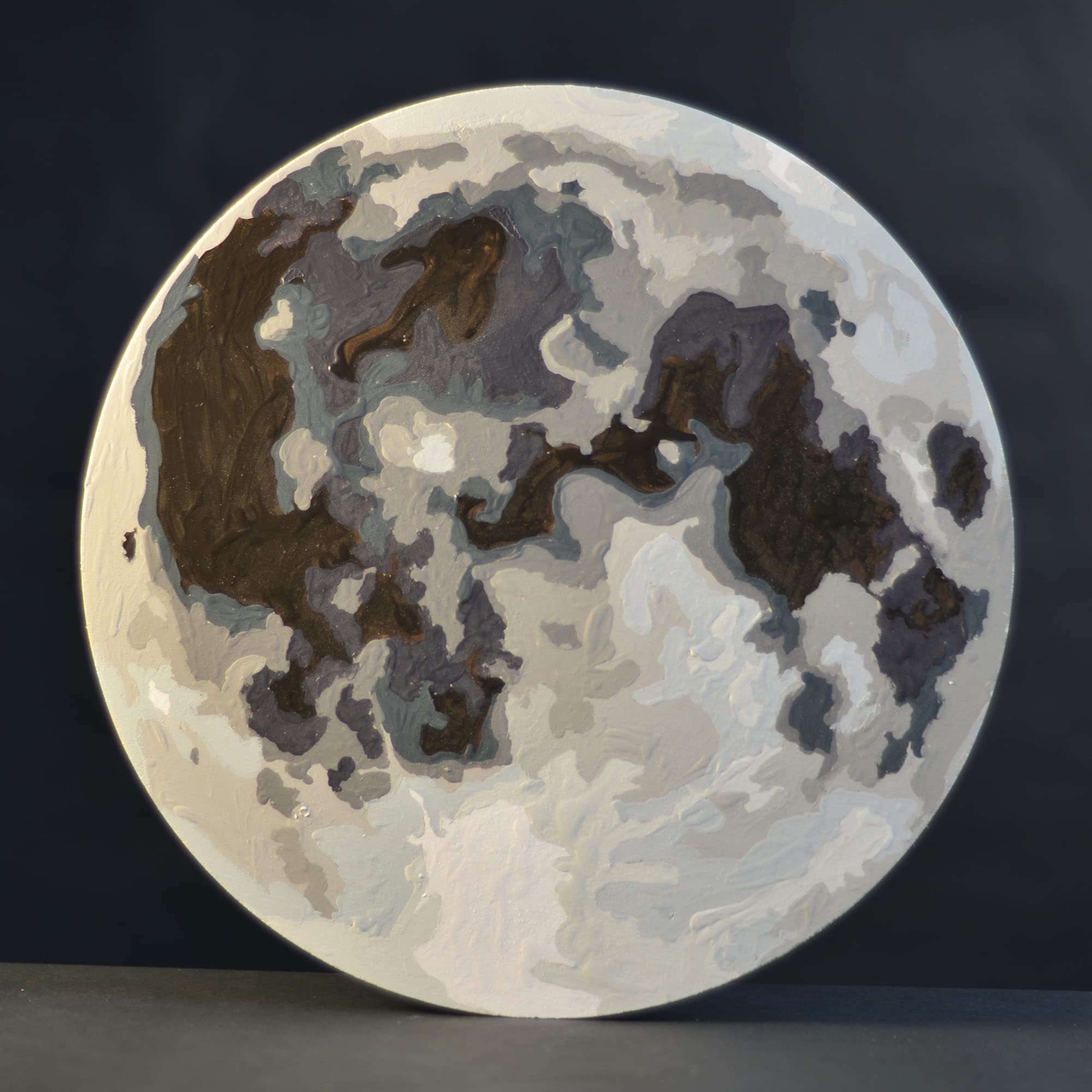 「MOON.」CLARITY ART Moon 8 Canvas Wall Art Print Decor Artwork Picture Painting Poster