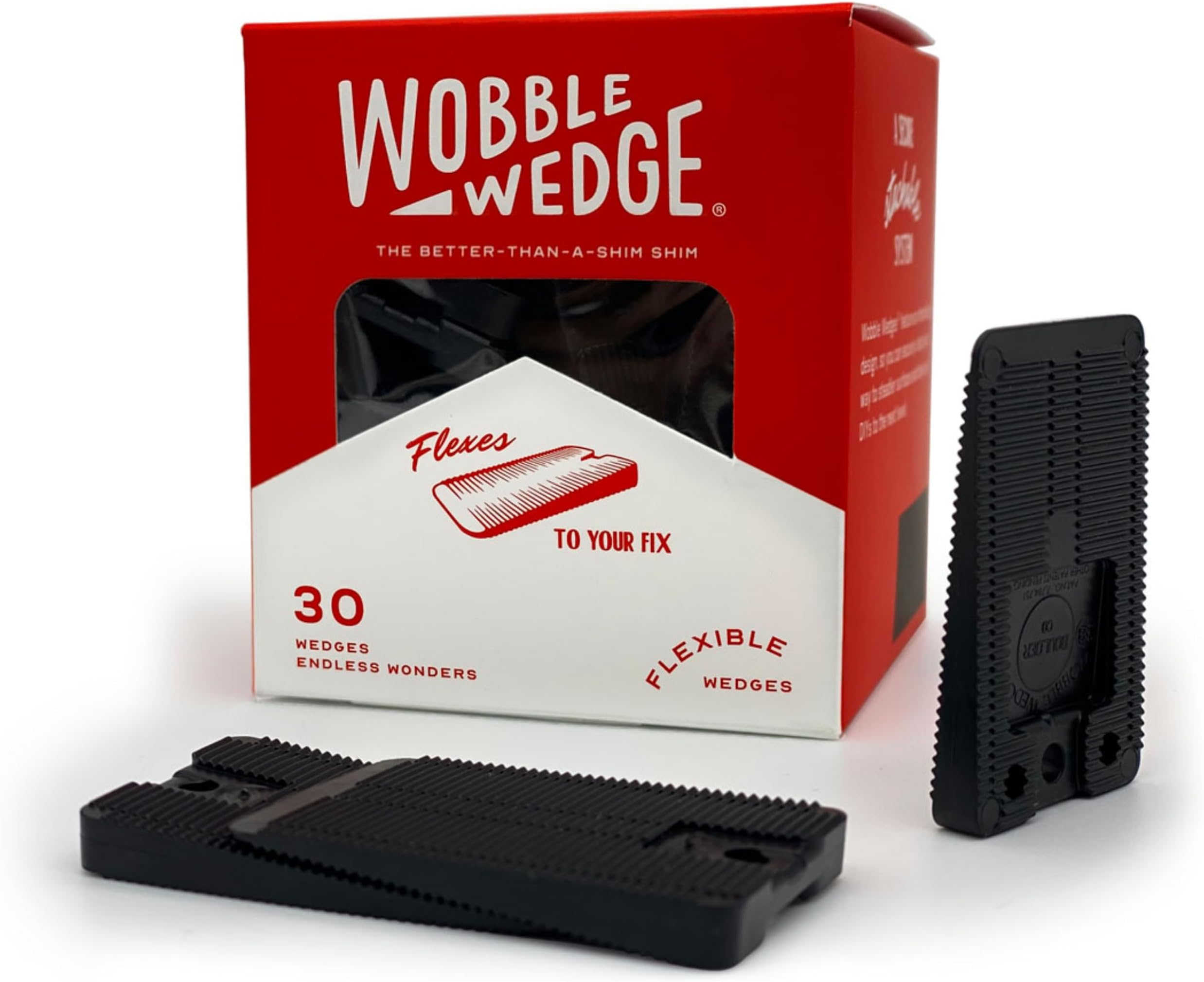 Krowne 29-158 Wobble Wedgesยฎ, Soft Black (30 Pieces per Pack)โโโโโโโโโโโโโโโโโโโโโโโโโโโโโโโโโโโโโโโโโโโโโโโโโโโโโโโโโโโโ