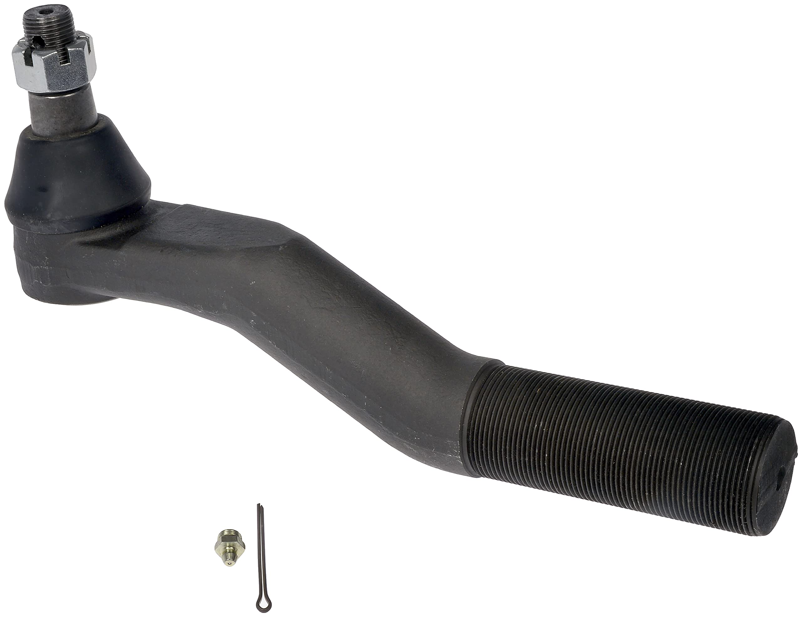 Dorman Premium TO99111PR Front Driver Side Outer Steering Tie Rod End Compatible with Select Freightliner/International Models - Tie Rod - Steering Tie Rod End - This steering tie rod end directly replaces the original equipment tie rod on specific vehicle applications. It has undergone an industry-leading evaluation process to ensure smooth, safe operation.
