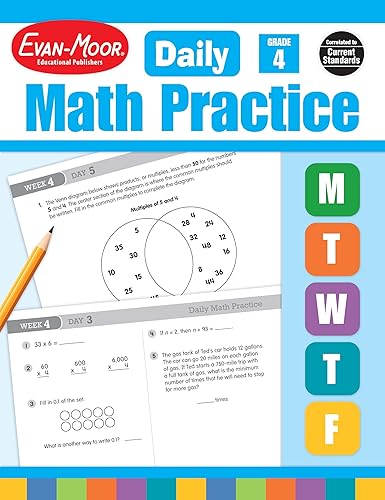 Evan-Moor Daily Math Practice Grade 4