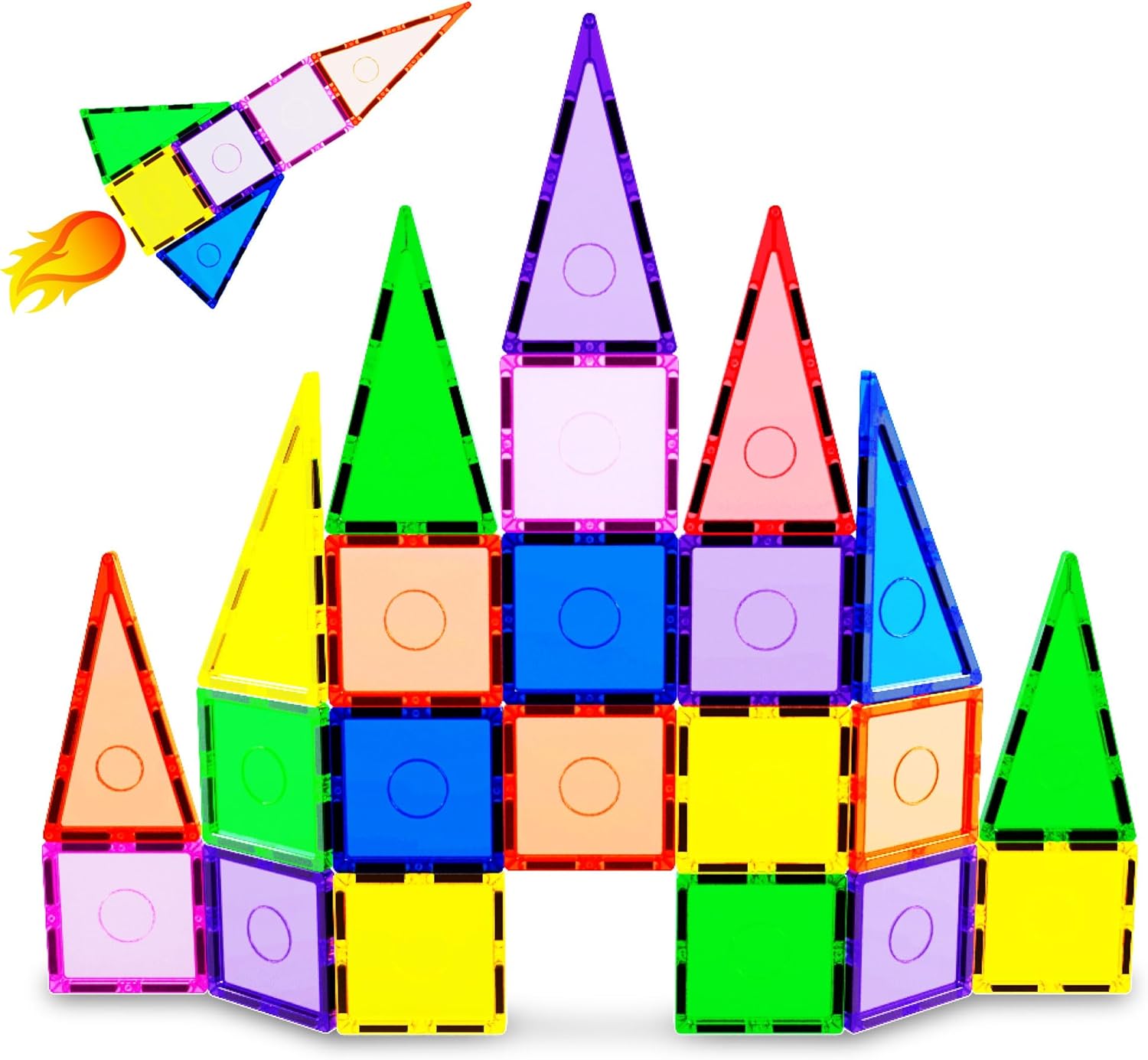 Everplay 30pc Tile Building Block Set Construction