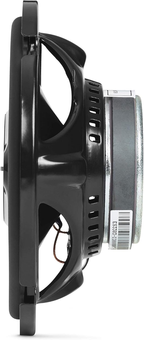 JBL Stage 3637F - 6.5 Three-way Car Audio Speaker, No Grill, Black