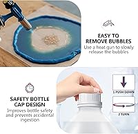 Vista 7 de Kit de resina epoxi de 1 galón, resina epoxi transparente de alto brillo, resina de arte libre de burbujas 11 fácil de mezclar para revestimiento