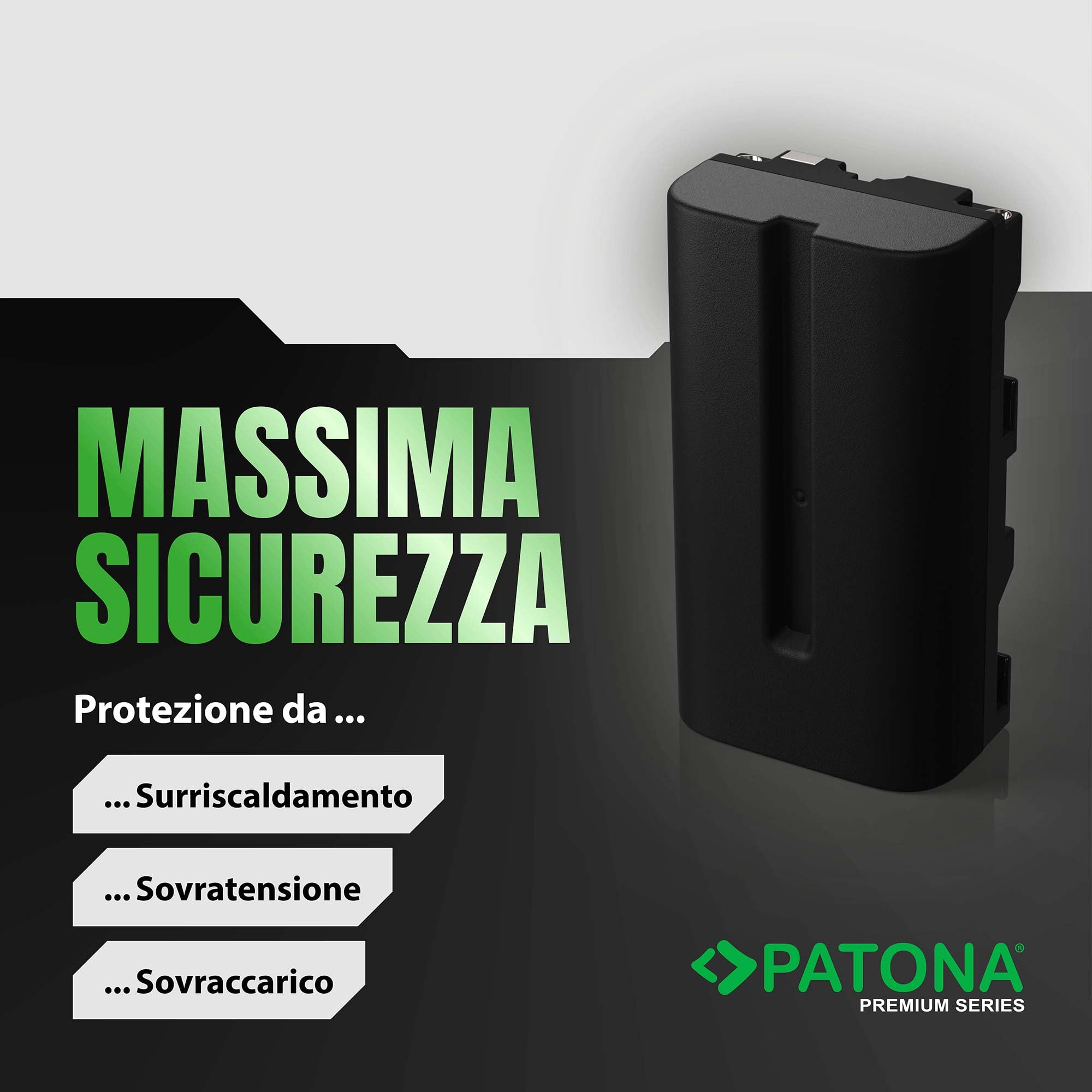 PATONA Premium Batteria per Sony NP-F550 F730 F750 F930 F950 3500mAh