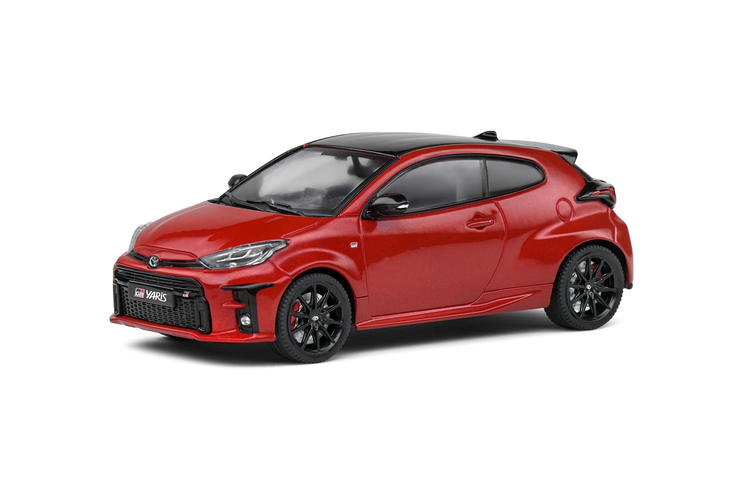 Solido- Toyota Yaris GR Nessuno Auto in Miniatura da Collezione, Colore Karmina Red, 1/43ème, S4311102