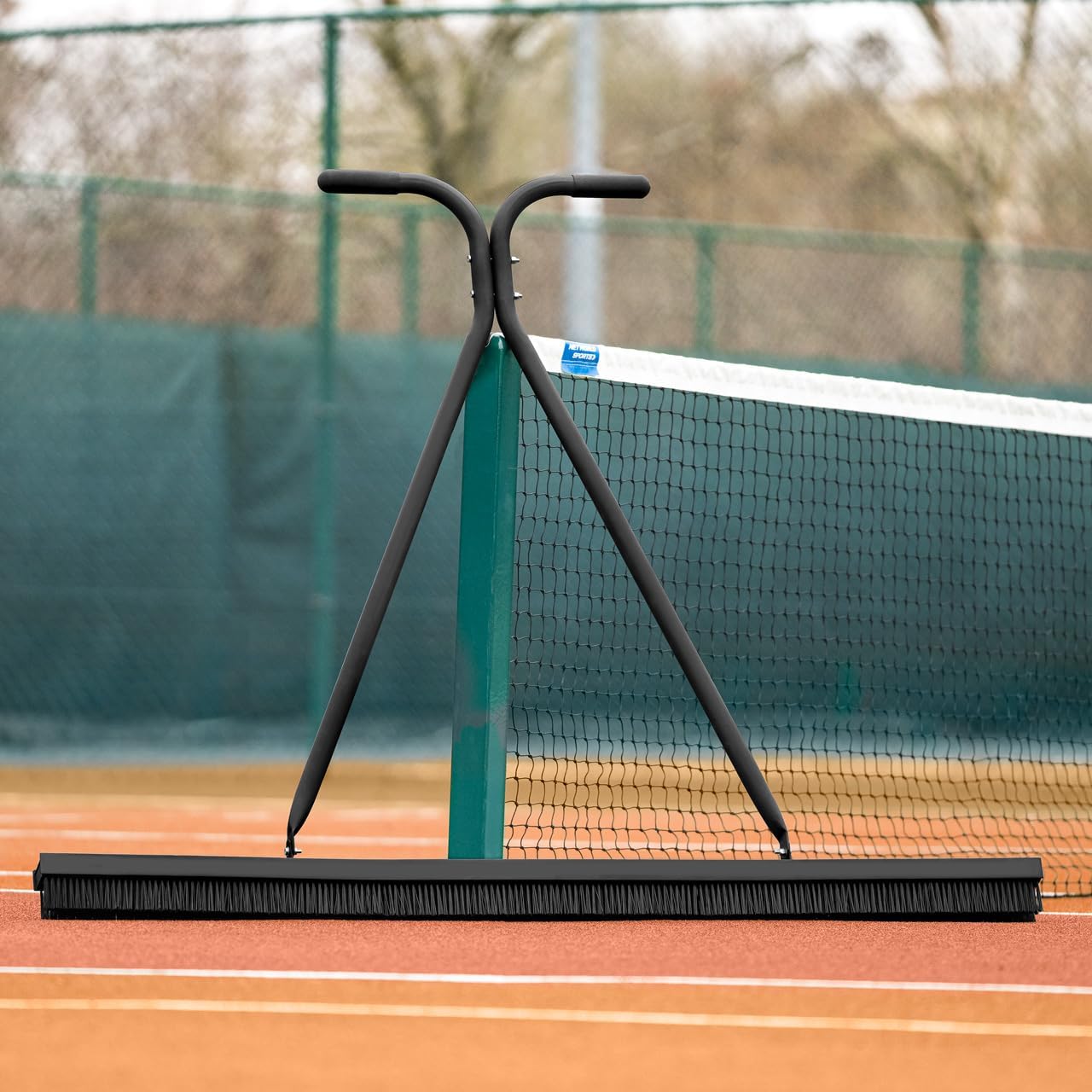 Vermont Tennis Court Drag Brush - Grass/Artificial & Clay Tennis Courts | Premium Bristle Brush | 4ft, 5ft & 6ft Widths