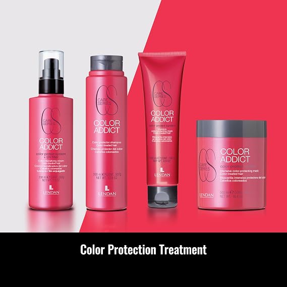 Lendan - Colored Hair Shampoo - Color Addict Shampoo - 1000 ml - Prevents Color Fading in Dyed Hair - Seals, Protects, and Regenerates the Cuticle - Shiny and Soft Hair