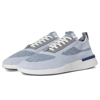 Wolf & Shepherd Supremeknit Trainer Shoes Dusty Blue