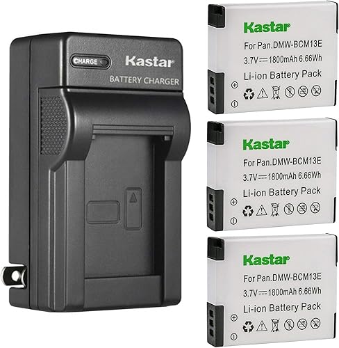 Miniatura 8 de Kastar Paquete de 1 cargador de batería y CA de pared de repuesto para Panasonic Lumix DMC-ZS45 DMC-ZS45K, Lumix DMC-ZS50 DMC-ZS50K, Lumix DMC-FT5