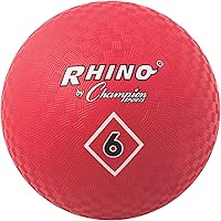 Vista 8 de Champion Sports Playground Ball – Durable High-Bounce Ball, Sizes 5", 6", 7", 10", 13" & 16" for Gym, Recess & Play