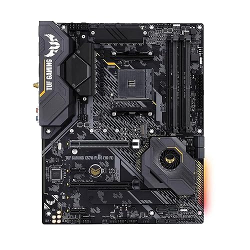 ZXKLXYY Computer Motherboards Fit for ASUS AM4 TUF Gaming X570-Plus WiFi AM4 for Zen 3 Ryzen 5000 & 3rd Gen Ryzen ATX Motherboard with PCIe 4.0, Dual M.2