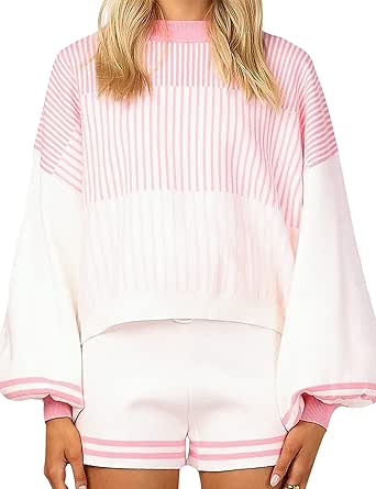 Sale Price $17.49 Regular Price $ 34.99- 50% Off Code 9JKT62LU Women Two Piece Outfits Crochet Sheer Knit Sweater Sleeveless Top Wide Leg Pants Lounge Matching Sets Travel Sweatsuit As An Amazon