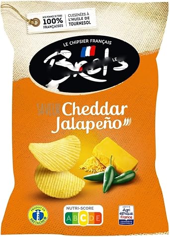 Bratts Crisp Cheddar and Jalapeno 125g Pack of 1