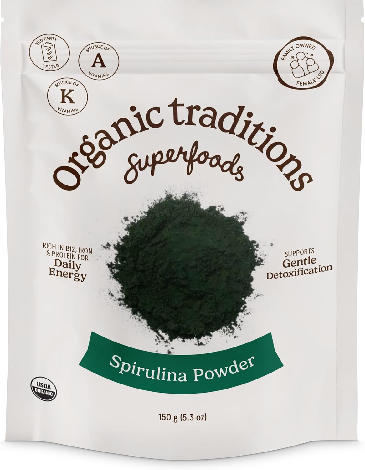 Organic Traditions Organic Spirulina Powder... Organic Traditions Organic Spirulina Powder...
