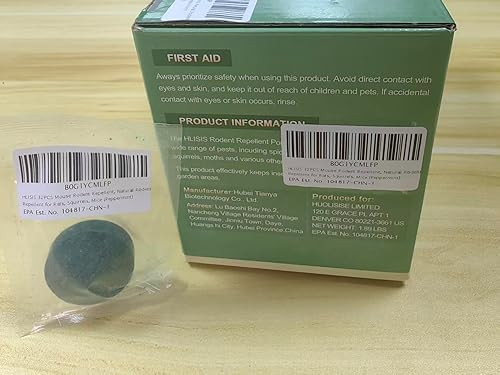 Miniatura 9 de 32PCS Mouse Rodent Repellent, Natural Mouse Repellent Peppermint Oil for Mice, Rats, Squirrels, Spiders and Pests, Keeps Pests Away Effectively from