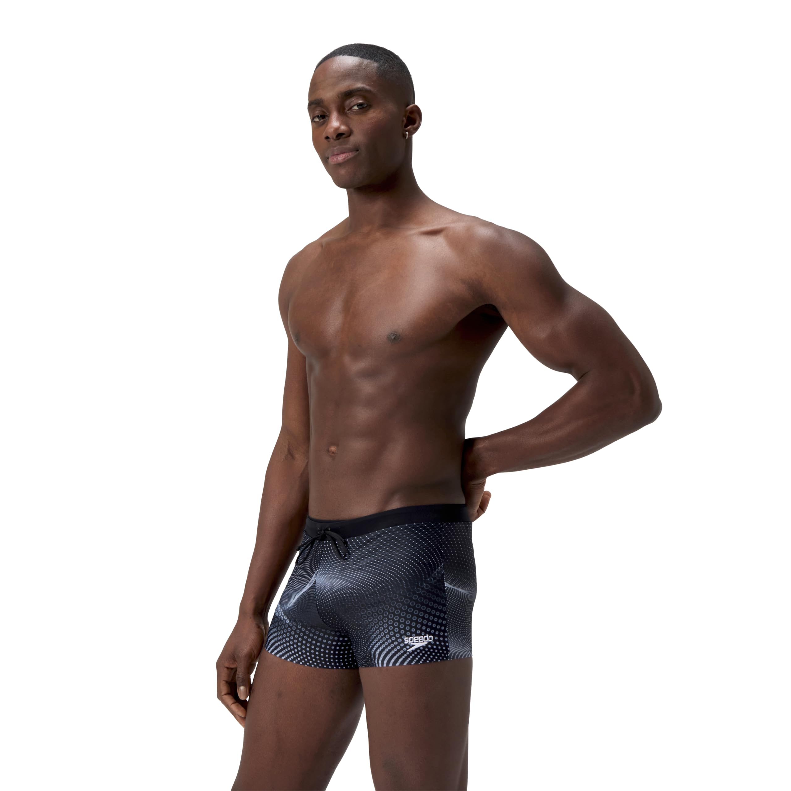 Speedo Men's Valmilton Aquashort | Holiday Swimwear, Coin Grey, 38