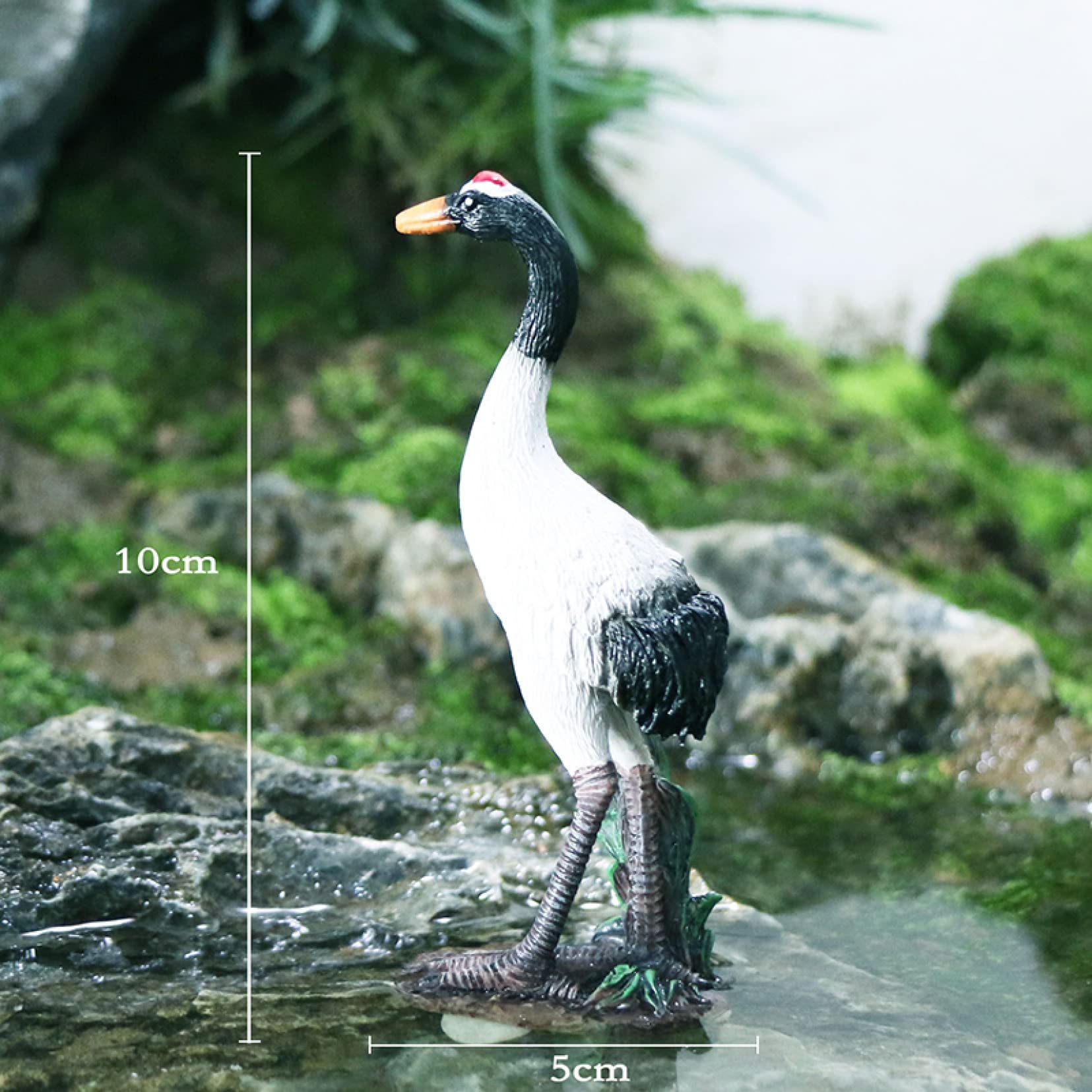 Amazon.co.jp: LxRx9 ガーデンオーナメント 鶴 2羽セット 池 置物