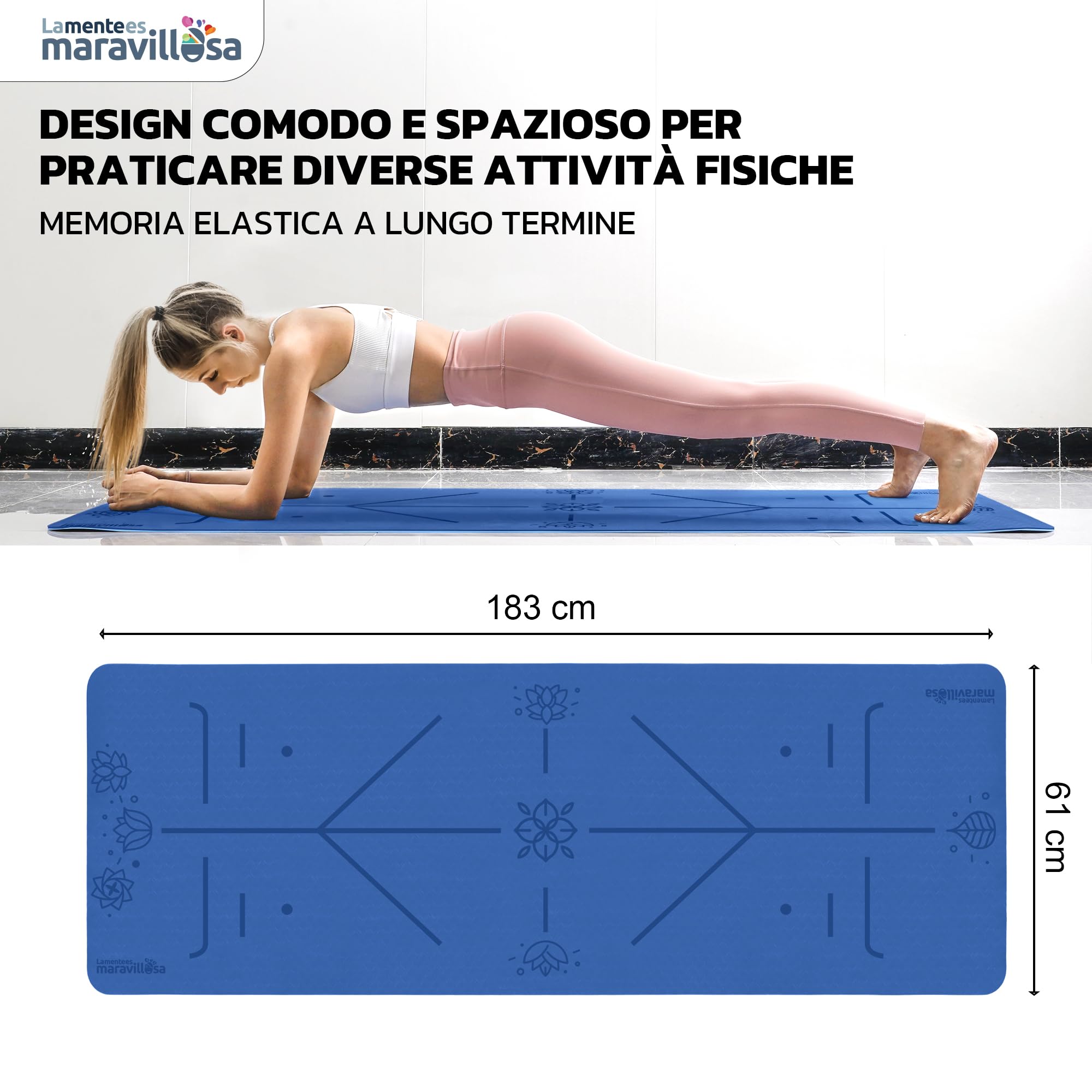 Tappetini Pilates 1,5 In Altre Attrezzature Fitness - Foto 8
