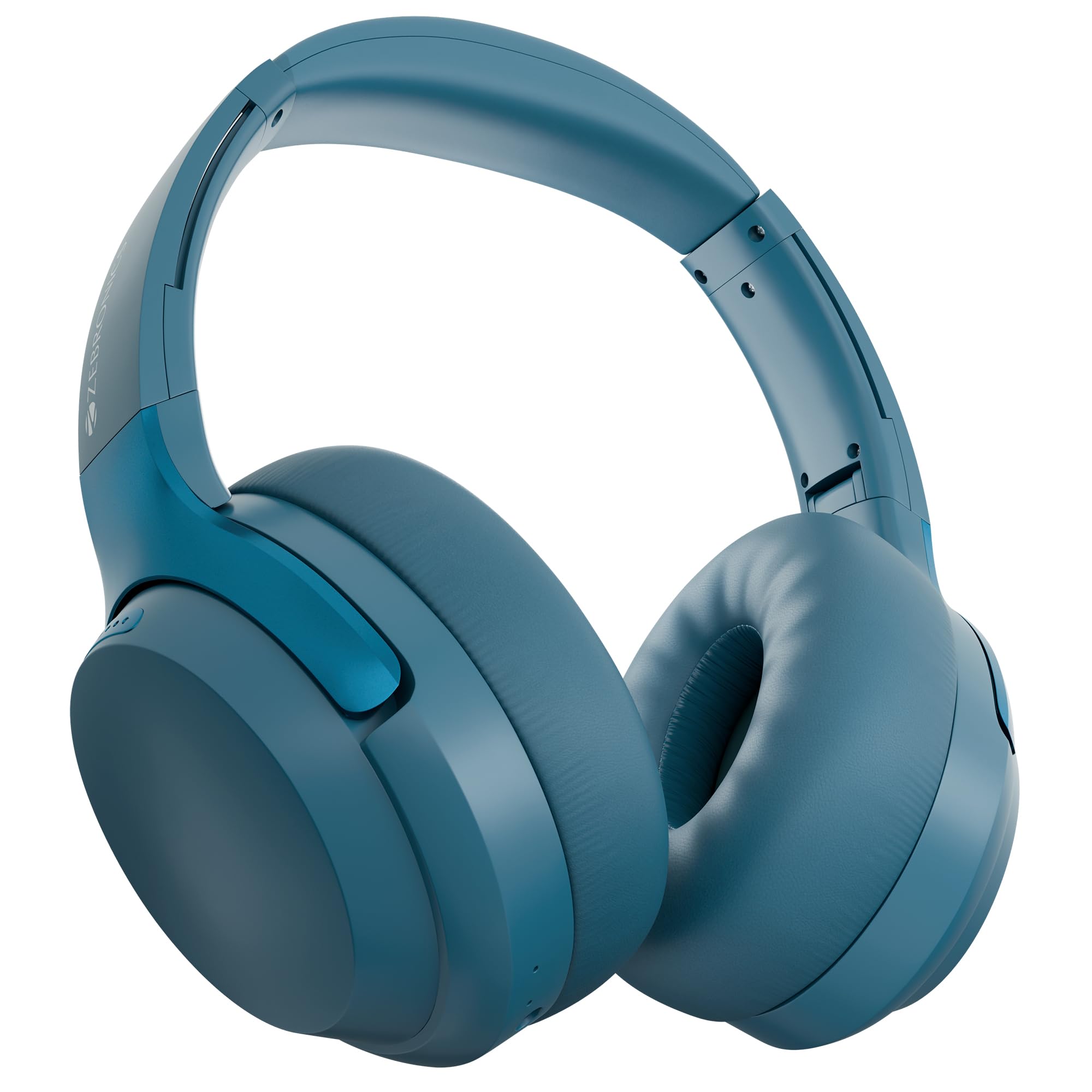 ZEBRONICS Duke Plus, Wireless Over Ear Headphone with ANC, ENC, Gaming Mode, Dual Pairing, Rapid Charge, Upto 70* Hours Backup, Bluetooth v5.4, AUX, Comfortable Earcushion, Deep Bass (Blue)-picture-33